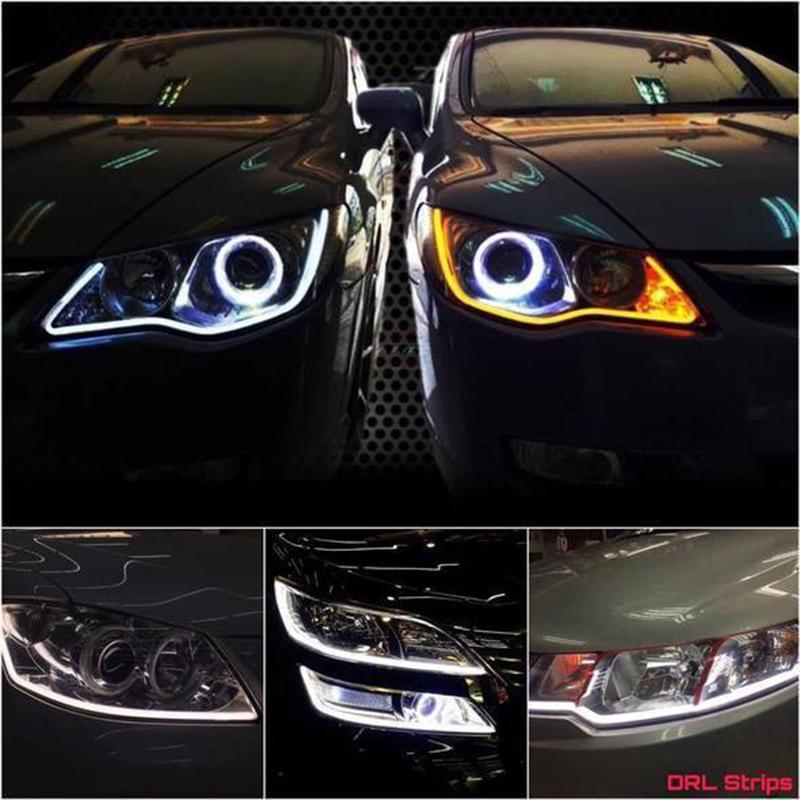Guili | Flexible DRL LED Night & Daytime Running Light Strip (No Disassembling Needed)