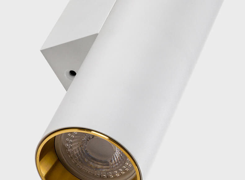 Modern Cylindrical LED 2-Light Wall Sconce