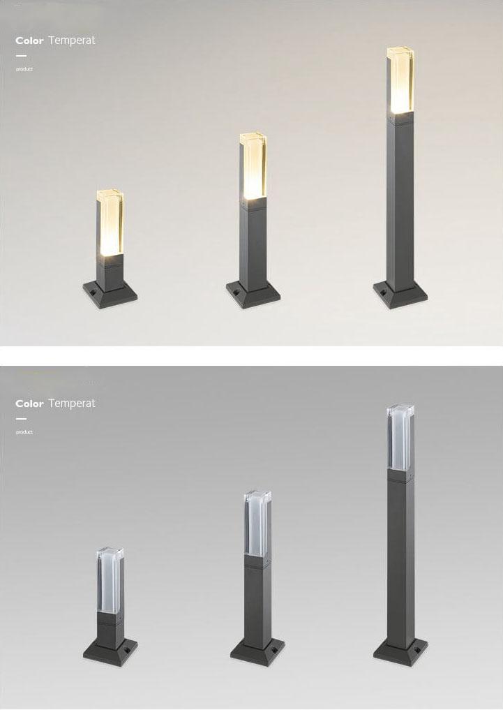 Modern Square LED Outdoor Garden Path 1-Light