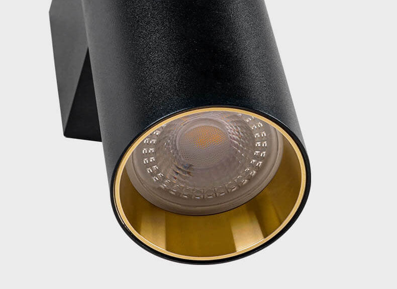 Modern Cylindrical LED 2-Light Wall Sconce