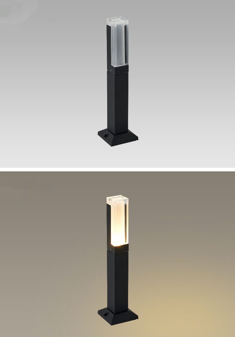 Modern Square LED Outdoor Garden Path 1-Light