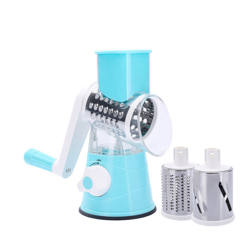 Guili | 3 in 1 Rotary Cheese Grater Vegetable Slicer