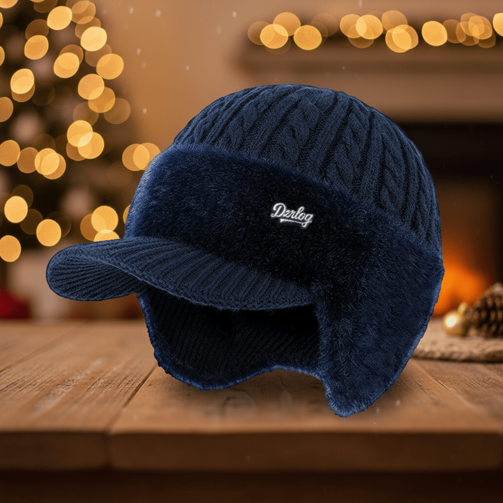 Cold Weather Trapper Hat with Ear Protection - Winter Warmth Hat