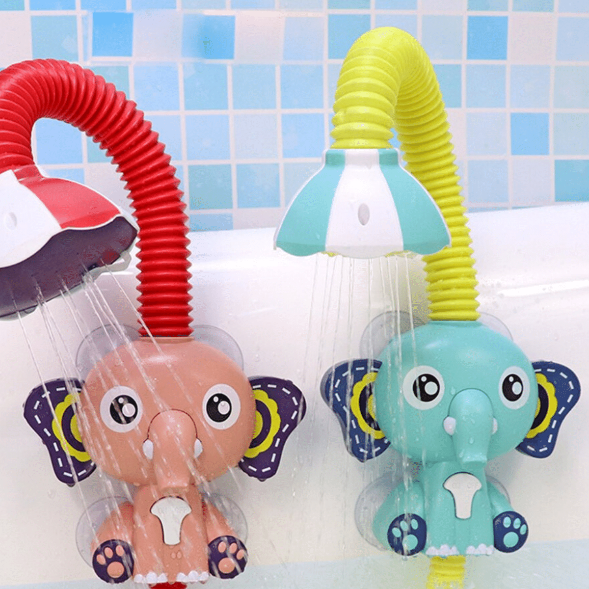 Guili | SplashElephant | Make Bathtime Fun - Electric Elephant Duck Water Spray Toy for Kids