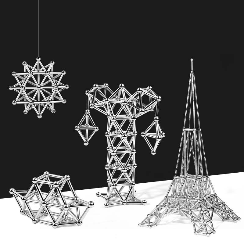 Guili | Magnetic Sticks and Balls Set | Creative Building - Create Endless Structures