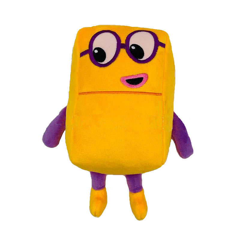 Guili | TopClean | Leather Blocks Plush Doll - Fun Educational Numbers Toy for Children