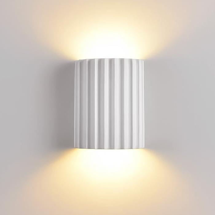 Nordic Resin Striped Wall Sconce LED 1-light