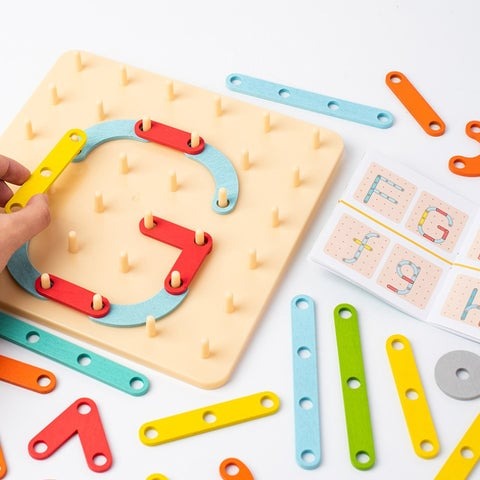 Guili | Ecotoys GeoFun Board | Discover fun and learning in one - Montessori geometry toy