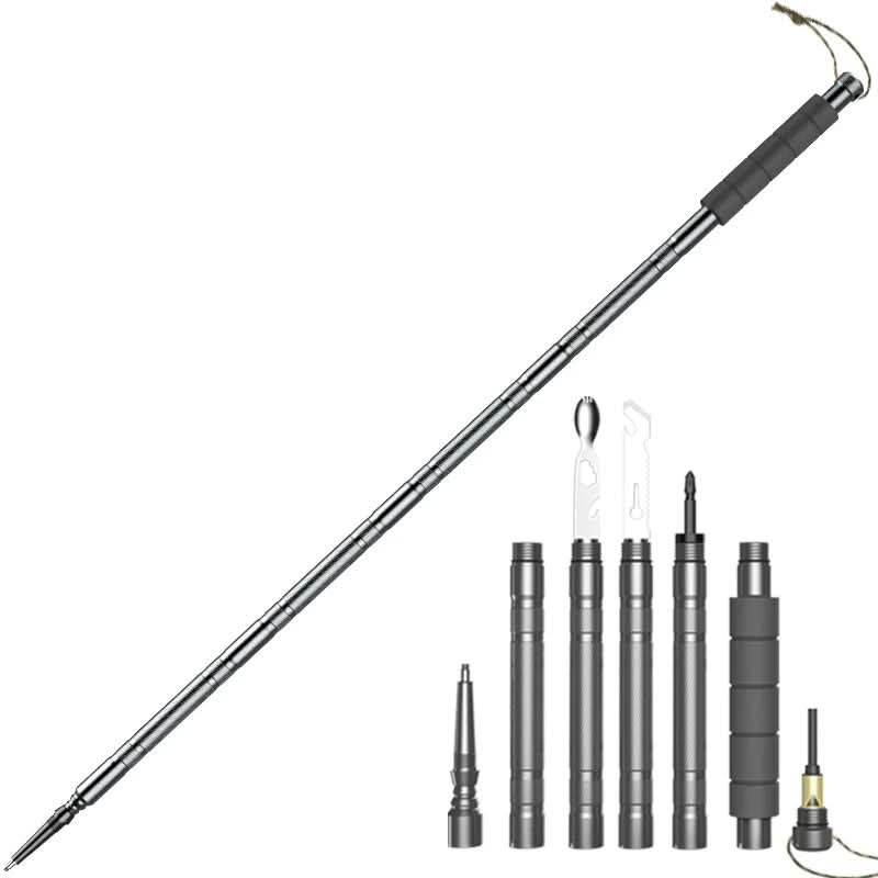 Guili | Tactical hiking pole with multi-tool function for outdoor & emergencies