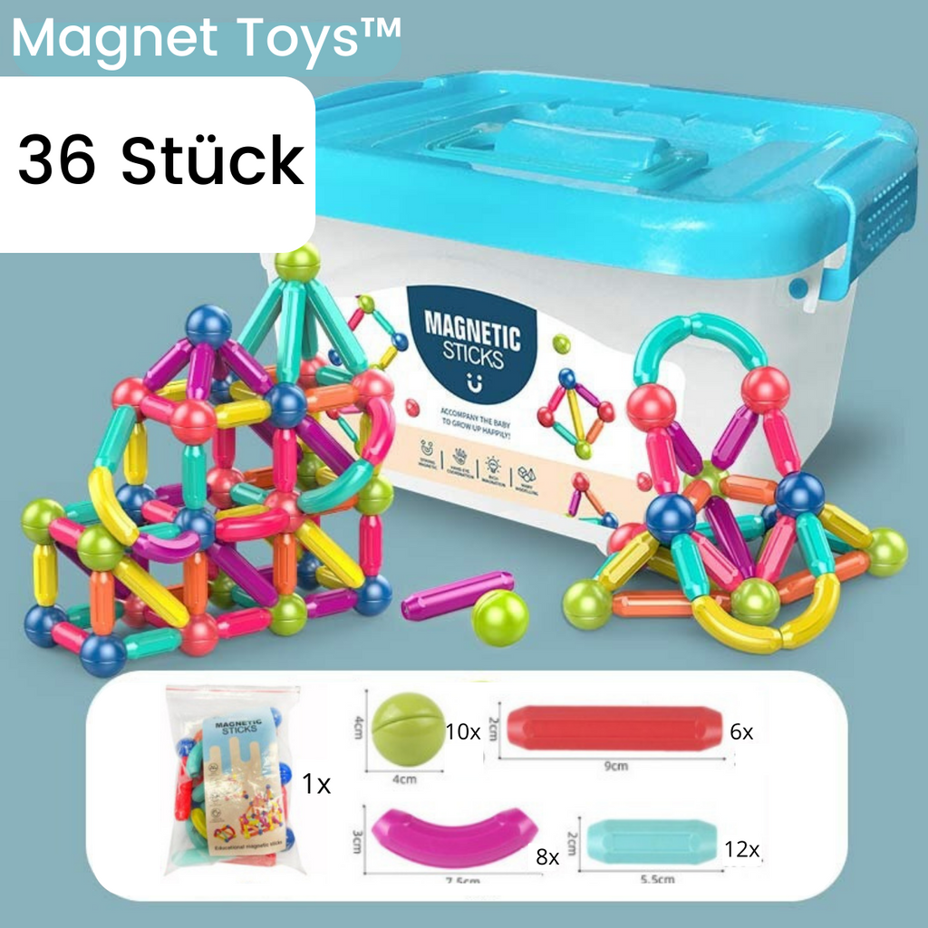 Guili | Magnetix Attractive Building Blocks Set | Development & Creativity - For Babies and Children