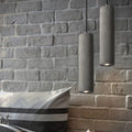 Industrial Cement Cylindrical Pendant 1-Light