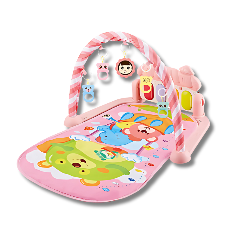 Guili | HarmonyPlay | Music-inspired Baby Playmat - 3-in-1 Activity Blanket with Piano Keyboard and Musical Pedal Toy
