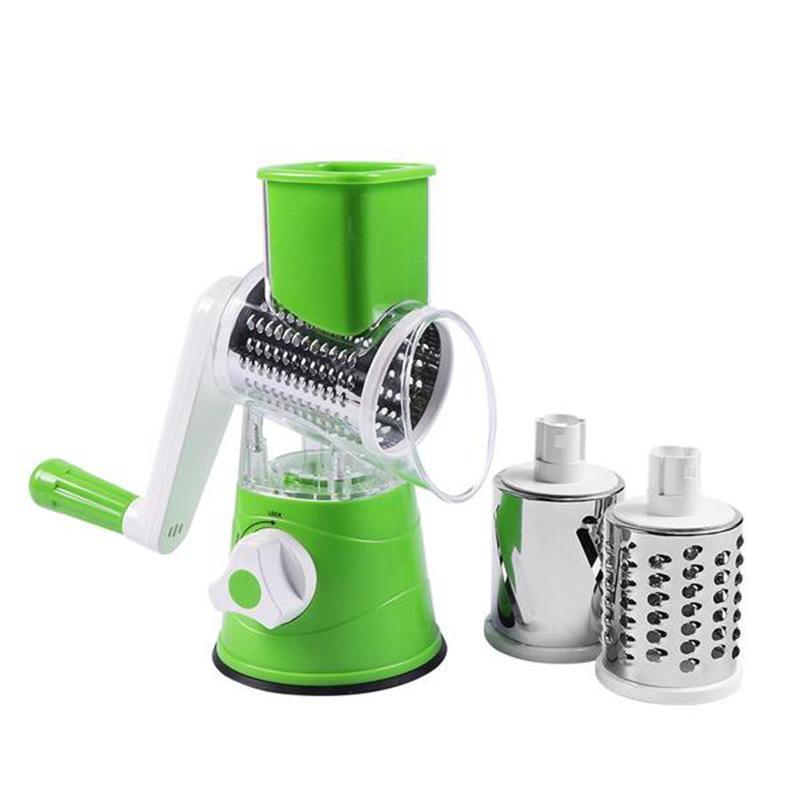 Guili | 3 in 1 Rotary Cheese Grater Vegetable Slicer