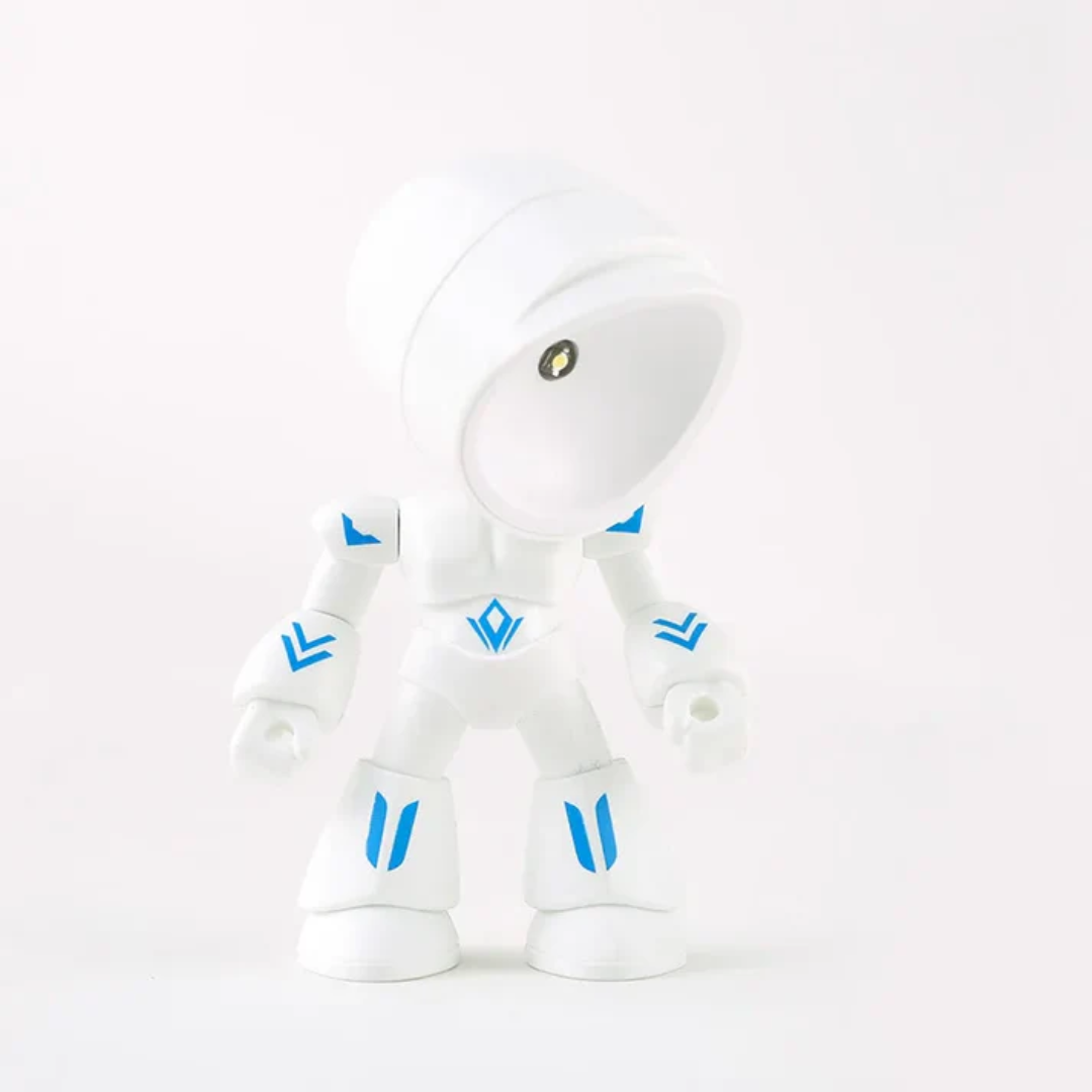 Modern Robot-Inspired LED Table Lamp 1-Light