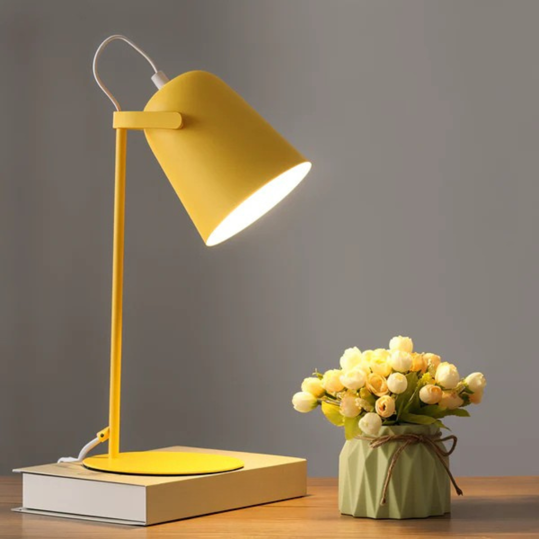 Modern Minimalist Metal Cone LED Table Lamp 1-Light