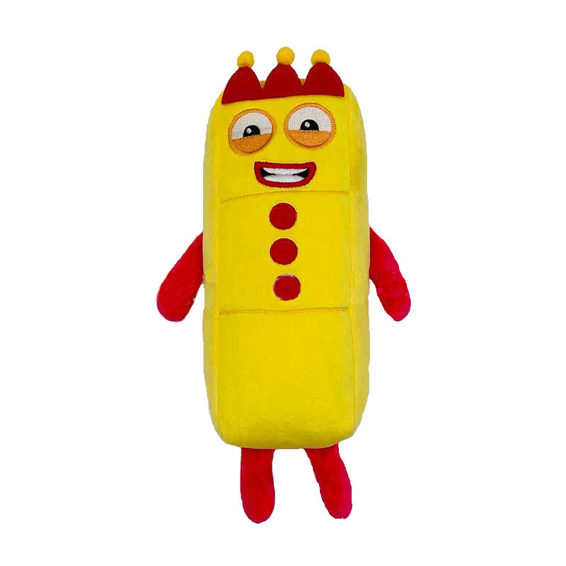 Guili | TopClean | Leather Blocks Plush Doll - Fun Educational Numbers Toy for Children