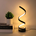 Modern Spiral LED Table Lamp 1-Light