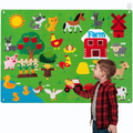 Guili | Felt board with animals | Educational toys for toddlers - Discover the world