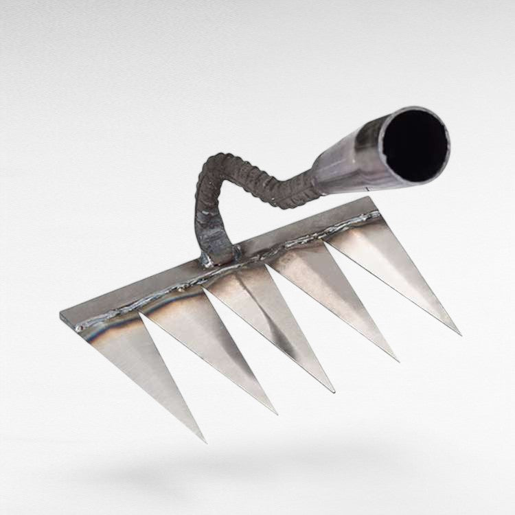 Guili | Steel Garden Rake with Durable Steel Tines for Lawn Care and Yard Maintenance