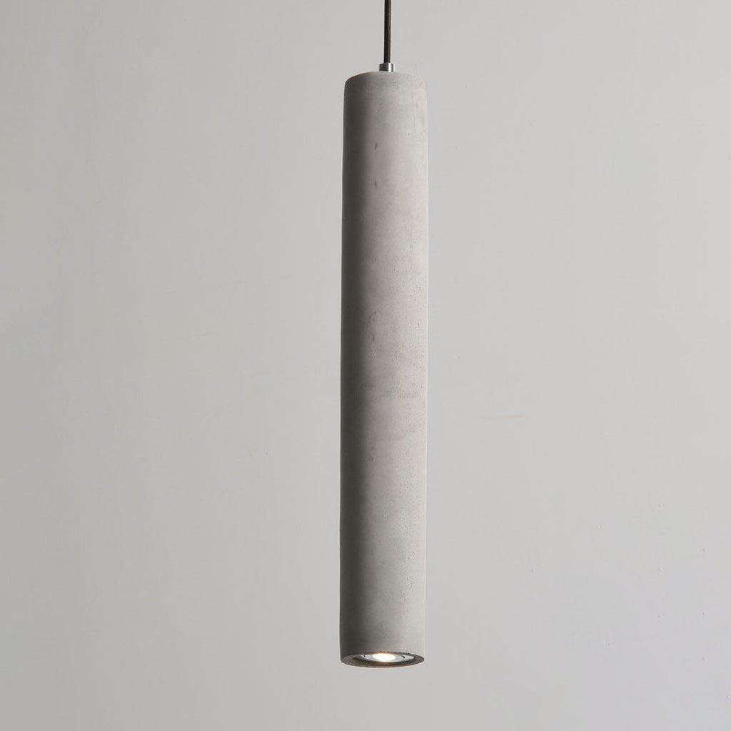 Industrial Cement Cylindrical Pendant 1-Light