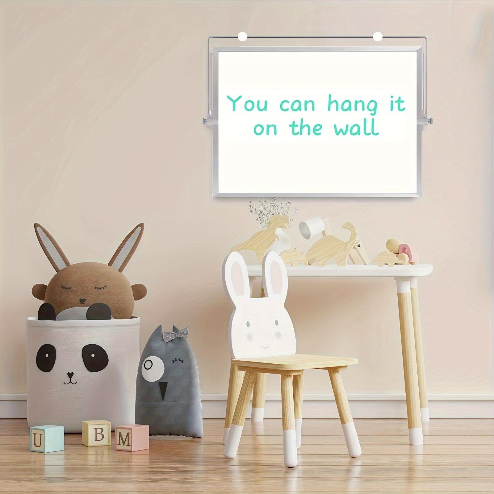 Guili | Magnetix Whiteboard | Create and organize effortlessly - Double-sided magnetic whiteboard