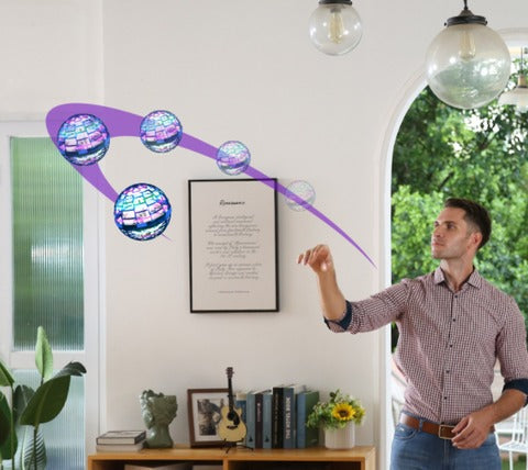 Guili | Flying Ball | Interactive - LED Mini Drone with Hand Movement