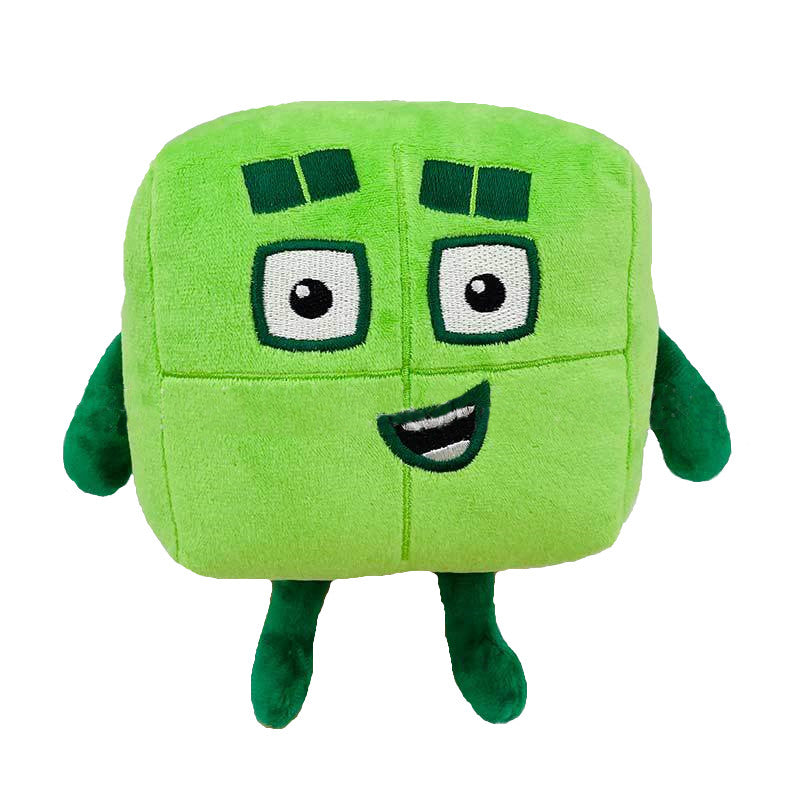Guili | TopClean | Leather Blocks Plush Doll - Fun Educational Numbers Toy for Children