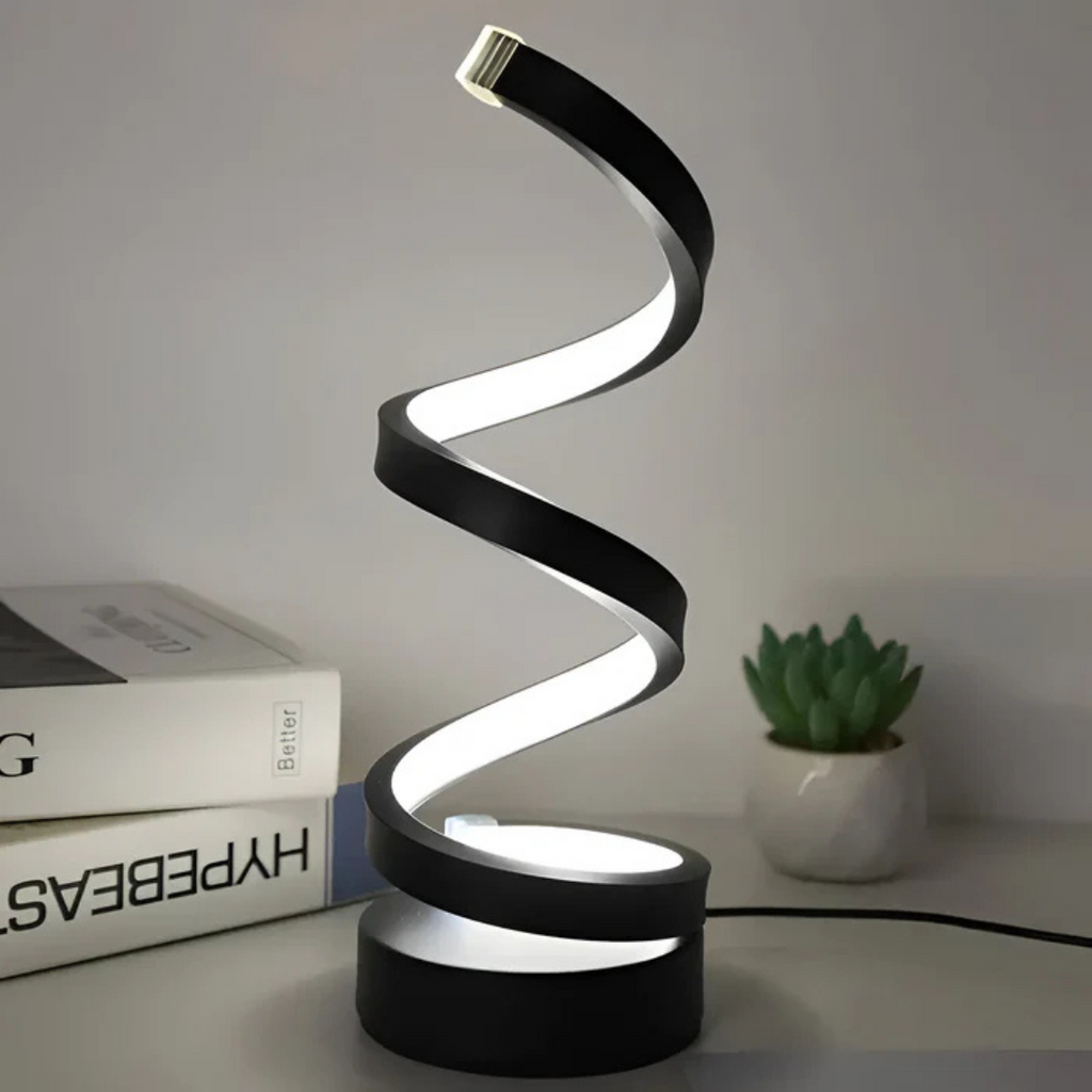 Modern Spiral LED Table Lamp 1-Light