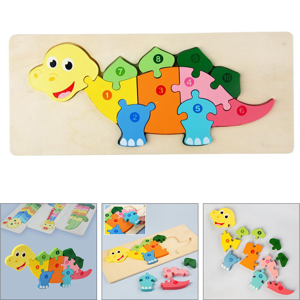 Guili | WildBlocks | Discover and Play - Wooden Animal Puzzle for Toddlers