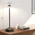 Modern Aluminium Cone LED Rechargeable Table Lamp 1-Light
