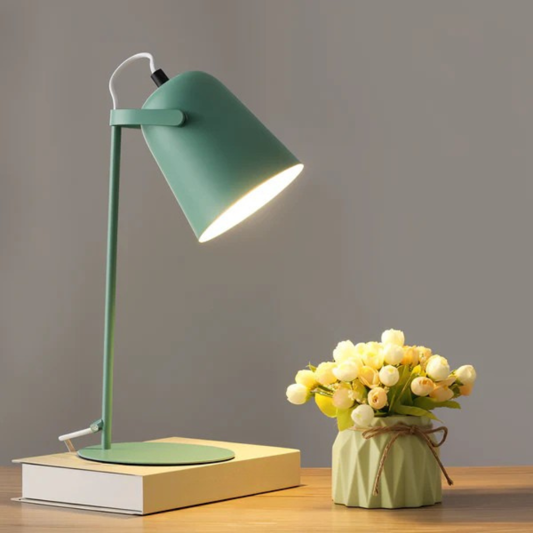 Modern Minimalist Metal Cone LED Table Lamp 1-Light