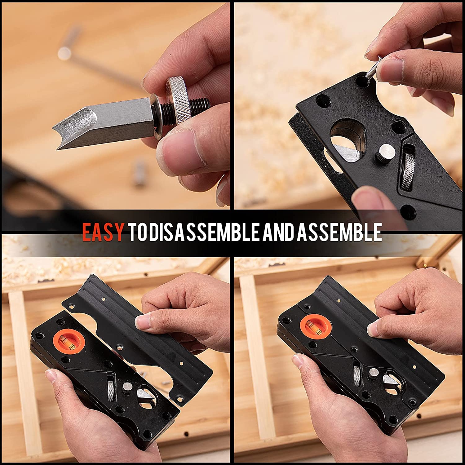 Guili | Chamfer Plane - Woodworking Edge Corner Flattening Tool