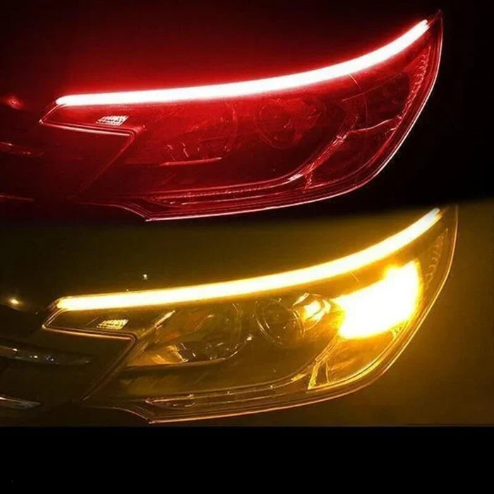 Guili | Flexible DRL LED Night & Daytime Running Light Strip (No Disassembling Needed)