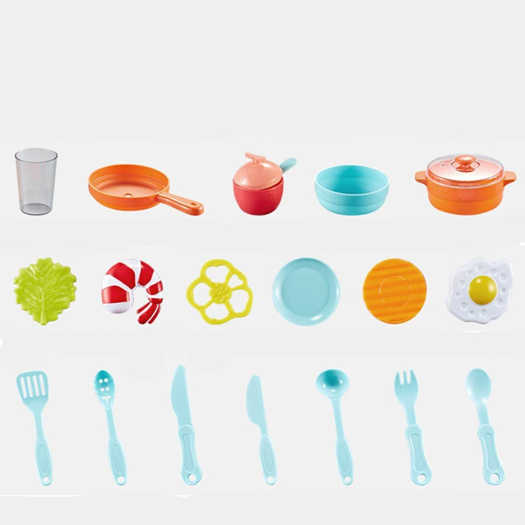 Guili | Cooking Fun Mini Kitchen | Playfully learning - Complete toy set
