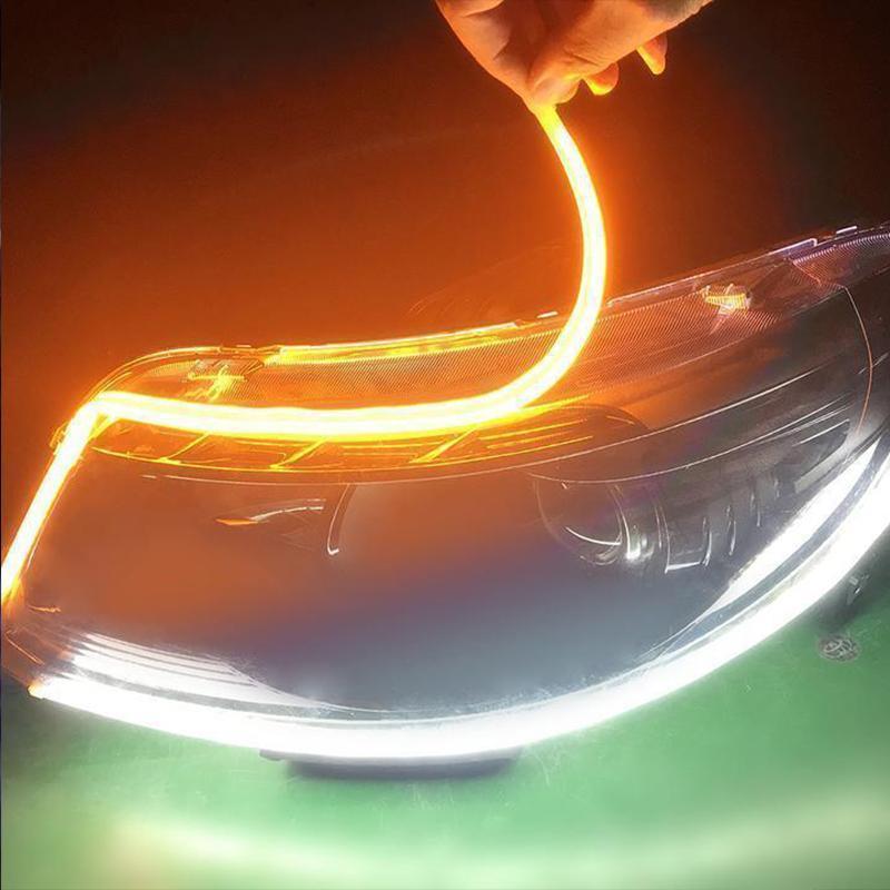 Guili | Flexible DRL LED Night & Daytime Running Light Strip (No Disassembling Needed)