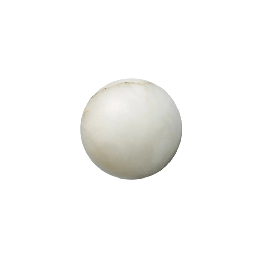 Japandi Marble Orb Wall Sconce LED 1-Light
