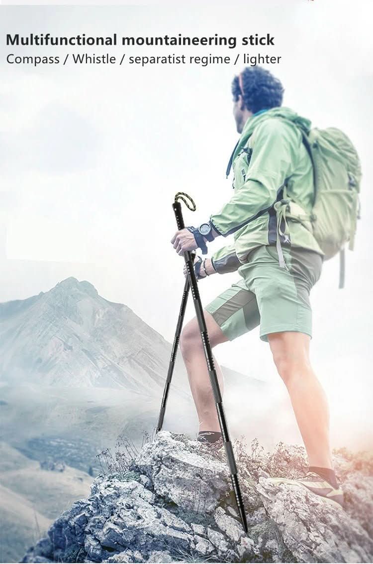 Guili | Tactical hiking pole with multi-tool function for outdoor & emergencies