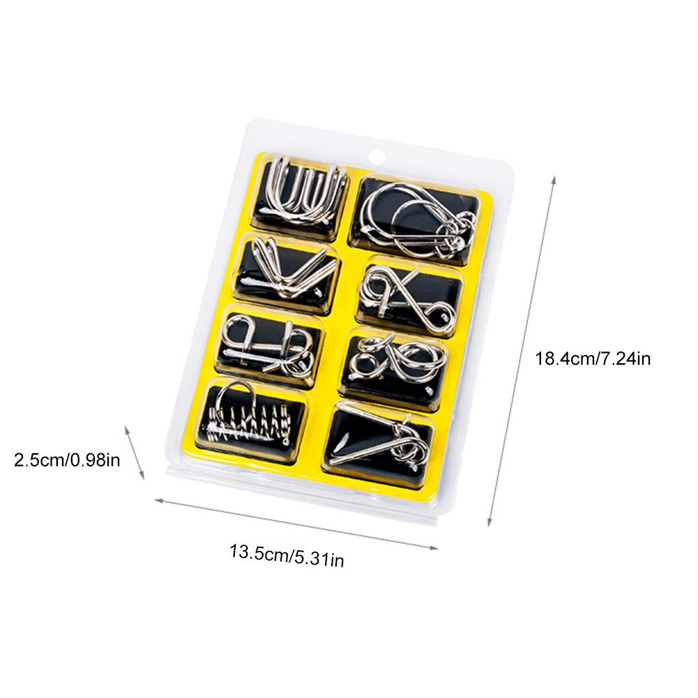 Guili | BrainTwist | Challenge your brain! - Metal puzzle set