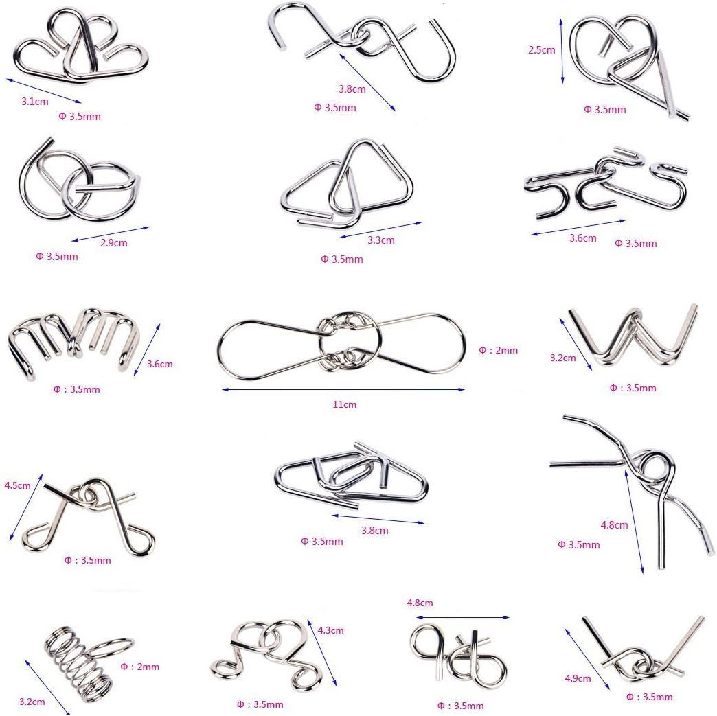 Guili | BrainTwist | Challenge your brain! - Metal puzzle set