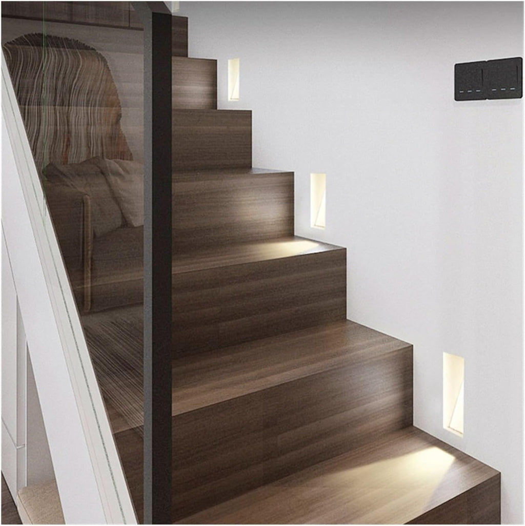 Nordic Frameless Stainless-Steel Stair LED Wall 1-Light with Sensor