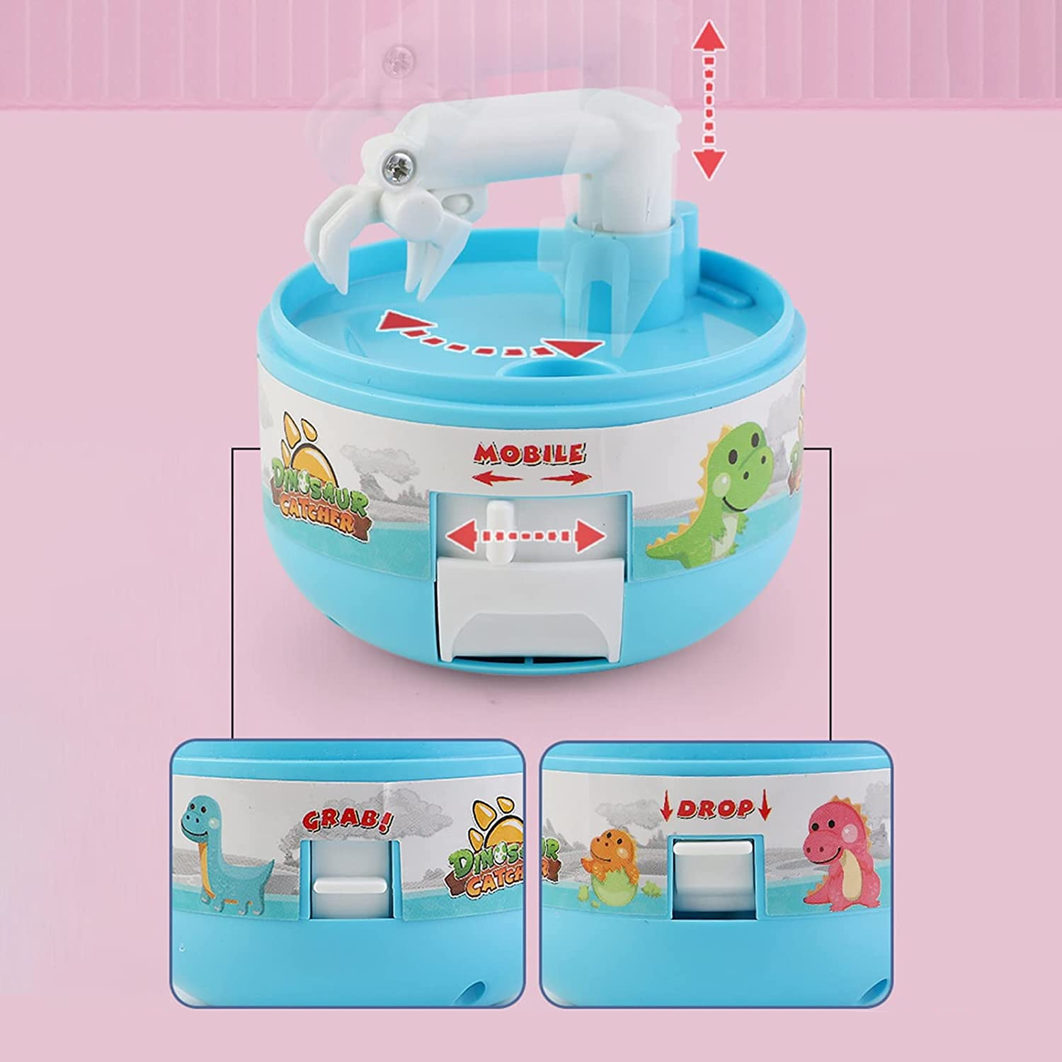 Guili | ClawRaptor | Win and Play - Dinosaur Mini Claw Game