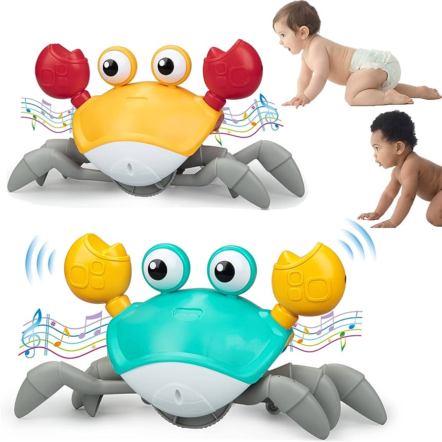 Guili | Happycrab | Moving And Sound-Producing Toy - Crawling Crab Toy