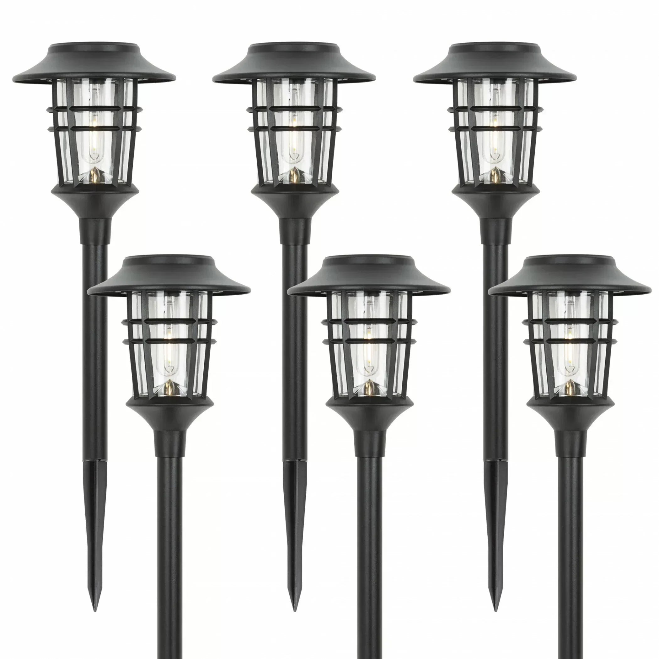 Modern Solar Garden Light LED 1-Light