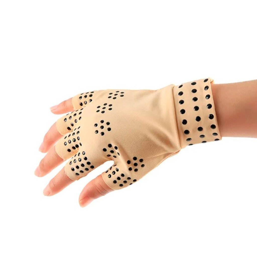 Guili | Fingerless Gloves for Arthritis & Pain Relief - Magnetic Compression for Improved Circulation and Reduced Swelling