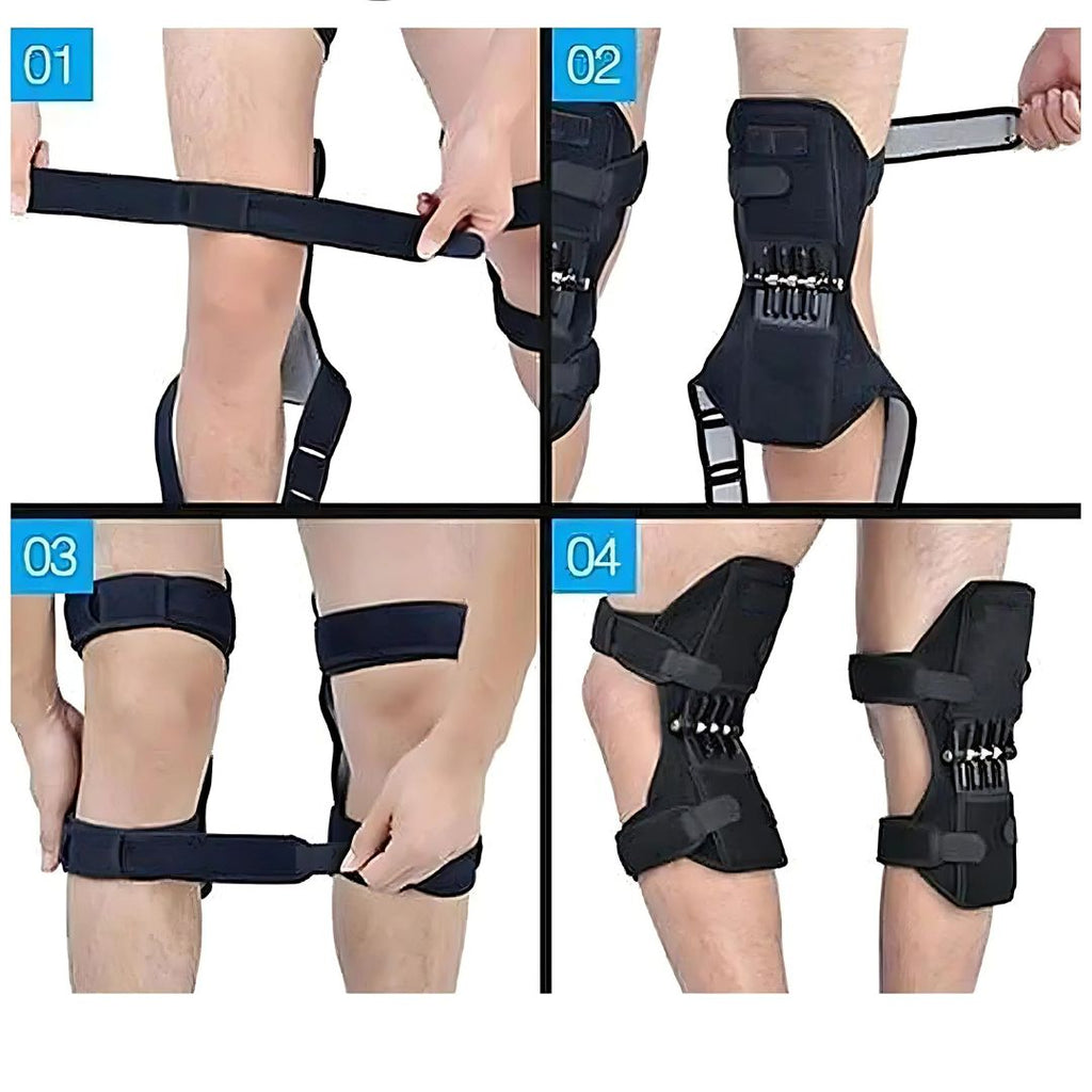 Guili | Hinged Knee Brace Stabilizers - Adjustable Knee Support for Pain Relief, Arthritis & Post-Surgery Recovery - Set of 2