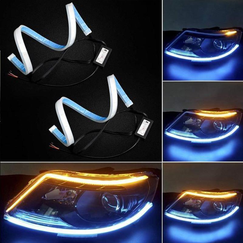 Guili | Flexible DRL LED Night & Daytime Running Light Strip (No Disassembling Needed)