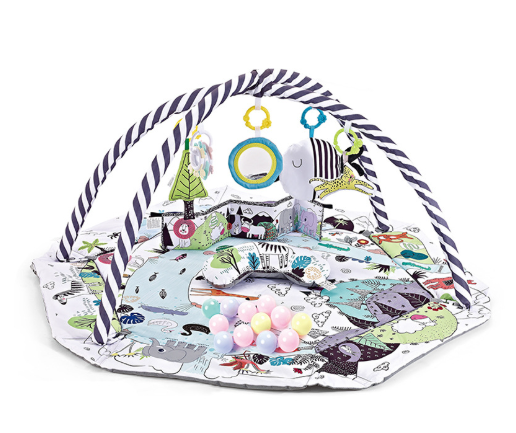Baby Activity Play Mat | 8-in-1 Sensory Development Center