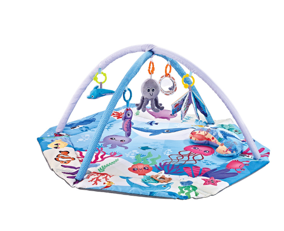 Baby Activity Play Mat | 8-in-1 Sensory Development Center