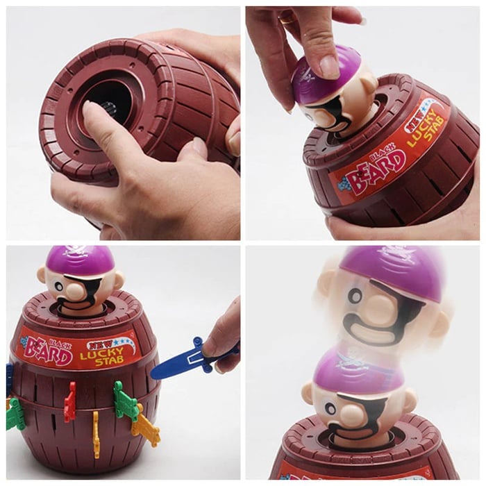 Guili | Pirate Bucket Toy | Exciting - Interactive Game for Children