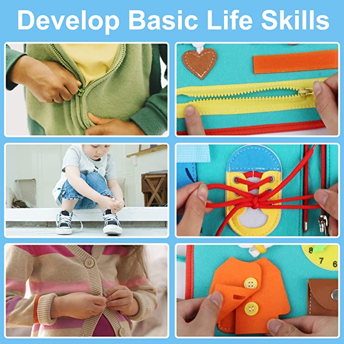 Guili | Toddler Activity Board | Play Fun and Learning - Montessori Toys